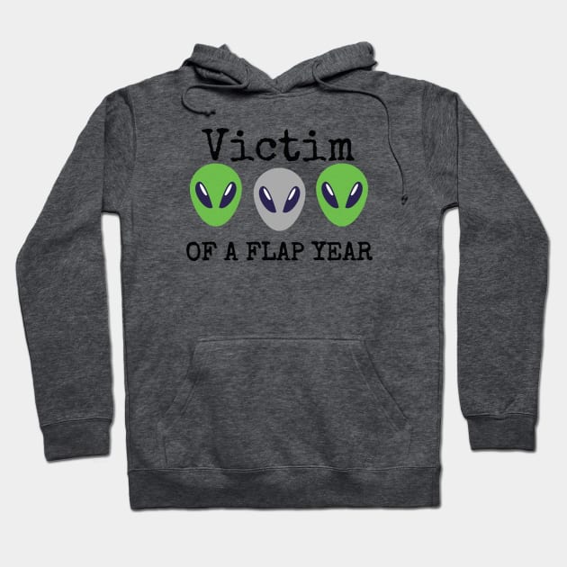 Victim of a Flap Year – Black Hoodie by KoreDemeter14